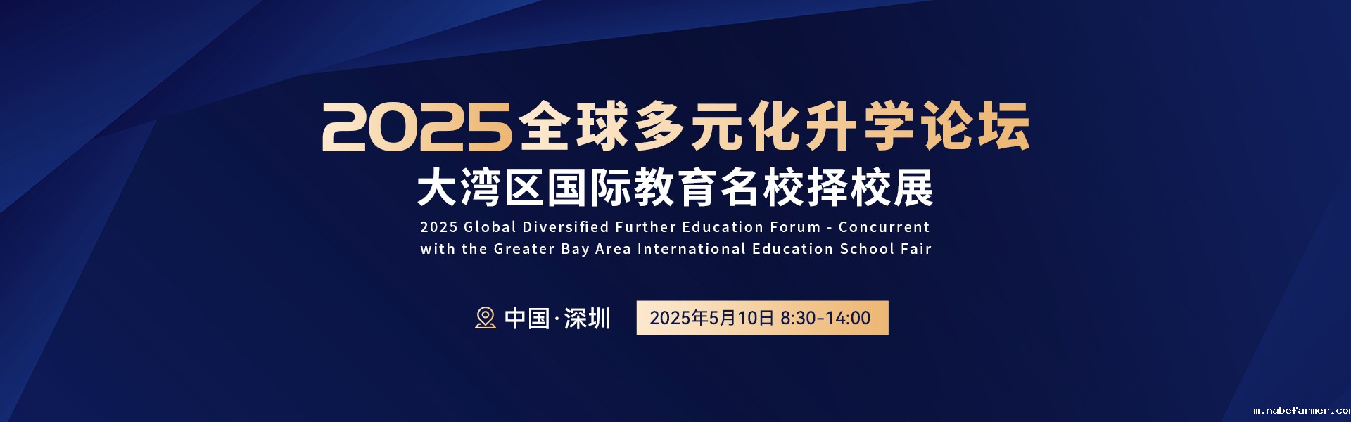 2025全球多元化升学论坛大湾区必威Betway中文版名校择校展